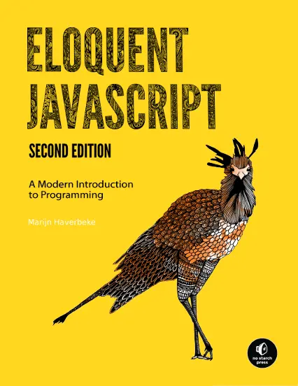 The Eloquent JavaScript Book Cover